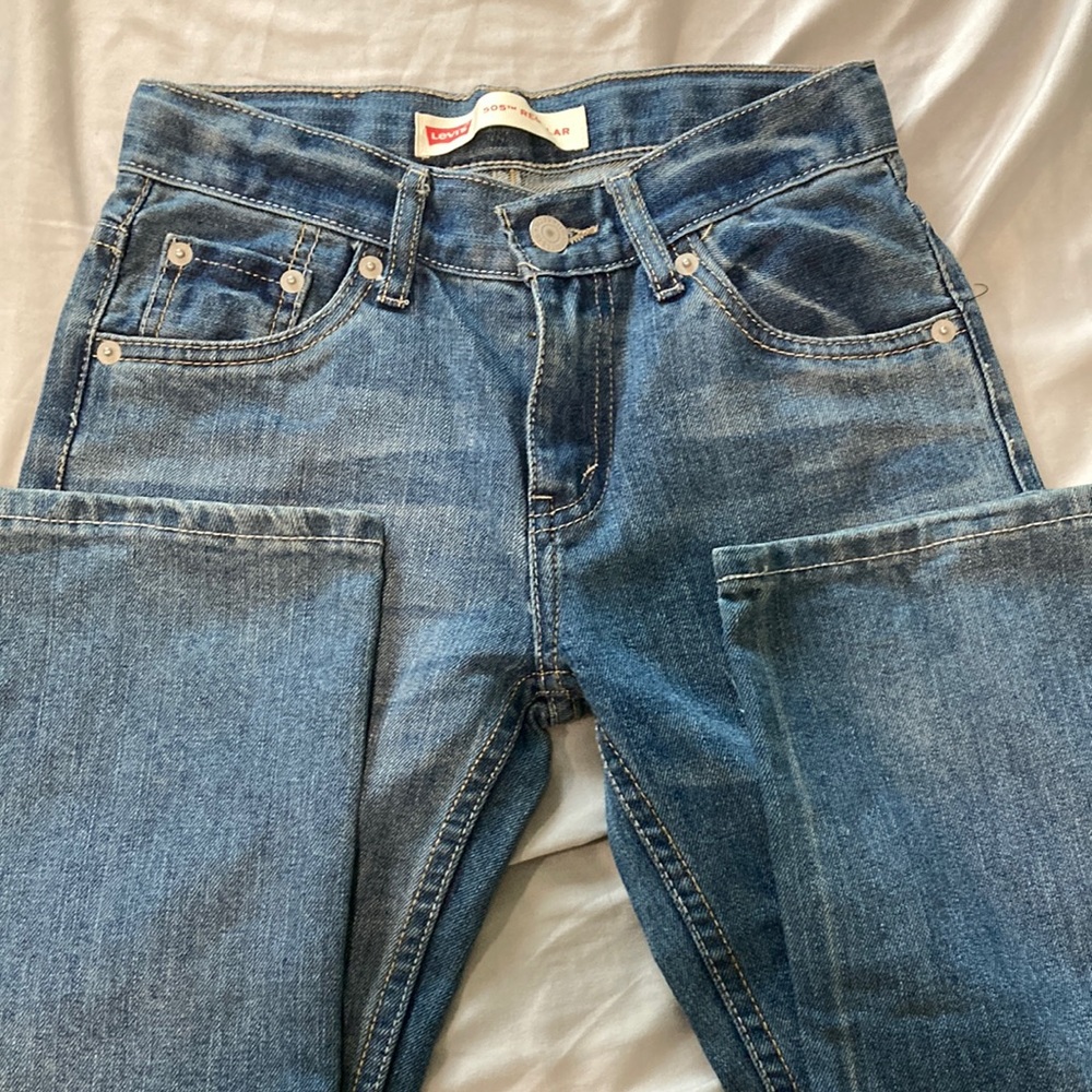 Levi 505 jeans boys 10 regular 25x26